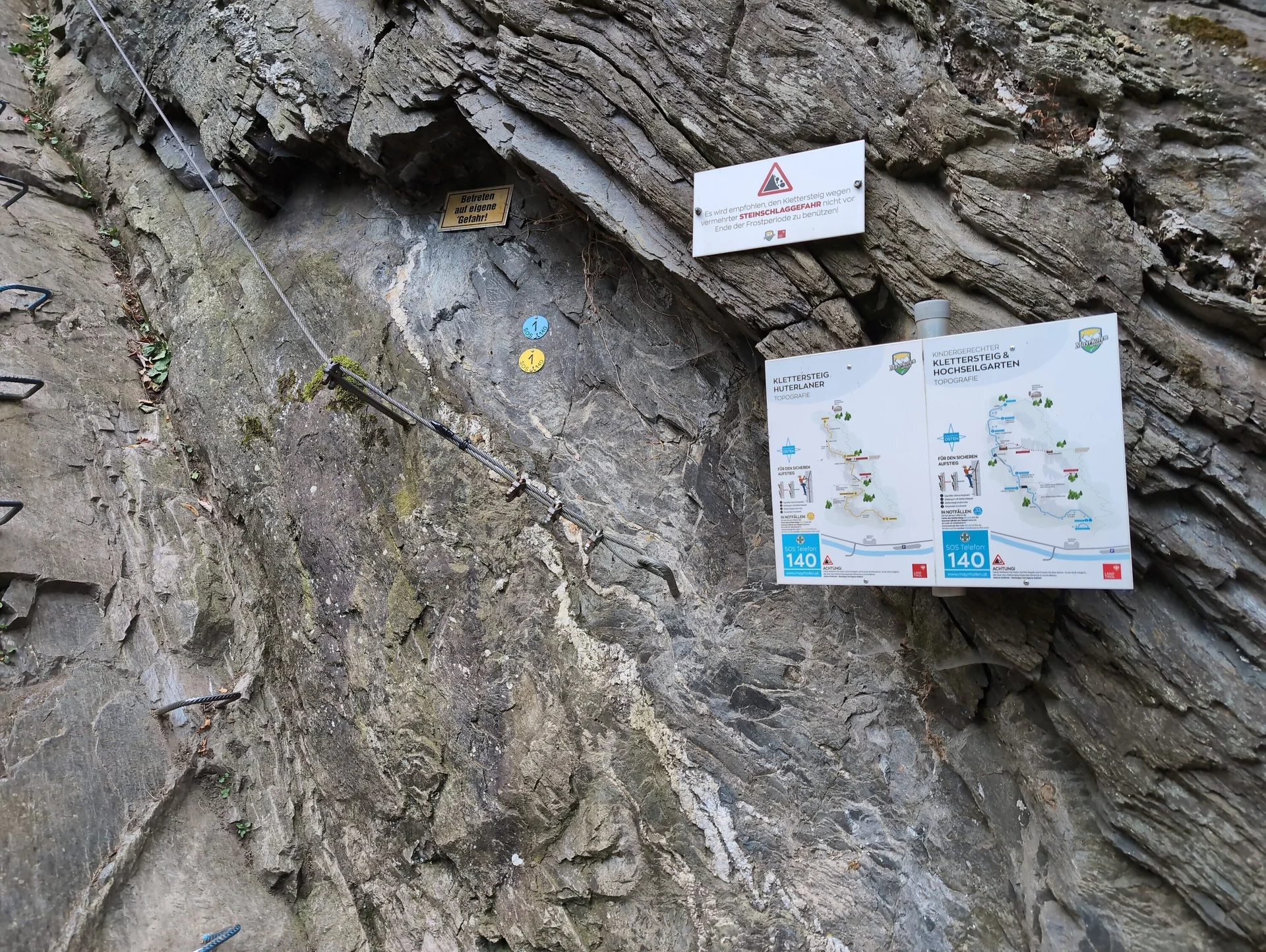 KS | © DAV Gangkofen\Martin Götz - Klettersteig Huterlaner in Mayrhofen