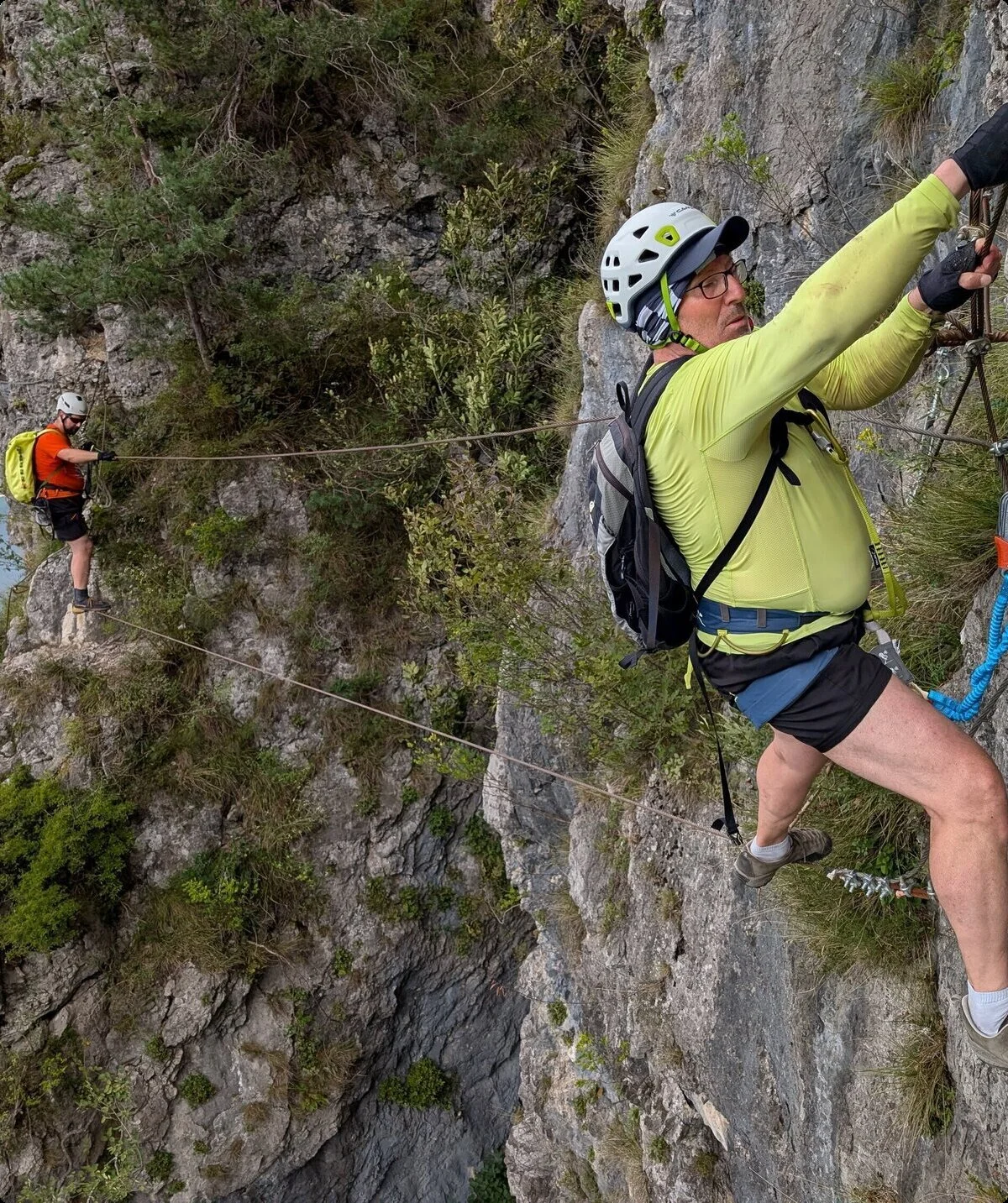 KS | © DAV Gangkofen\Martin Götz - KS Gardasee Via Ferrata Ginestre am Idro See