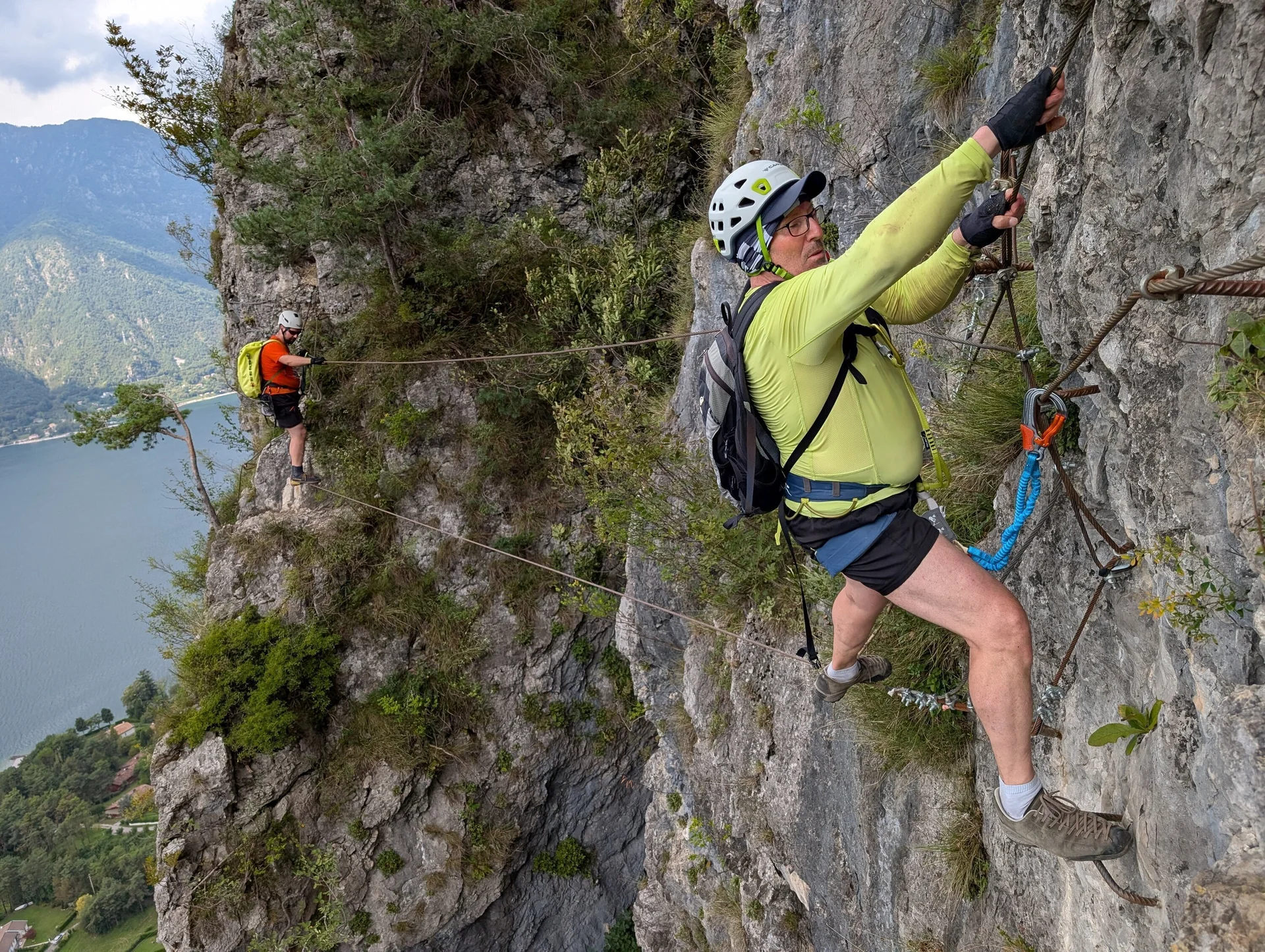 KS | © DAV Gangkofen\Martin Götz - KS Gardasee Via Ferrata Ginestre am Idro See
