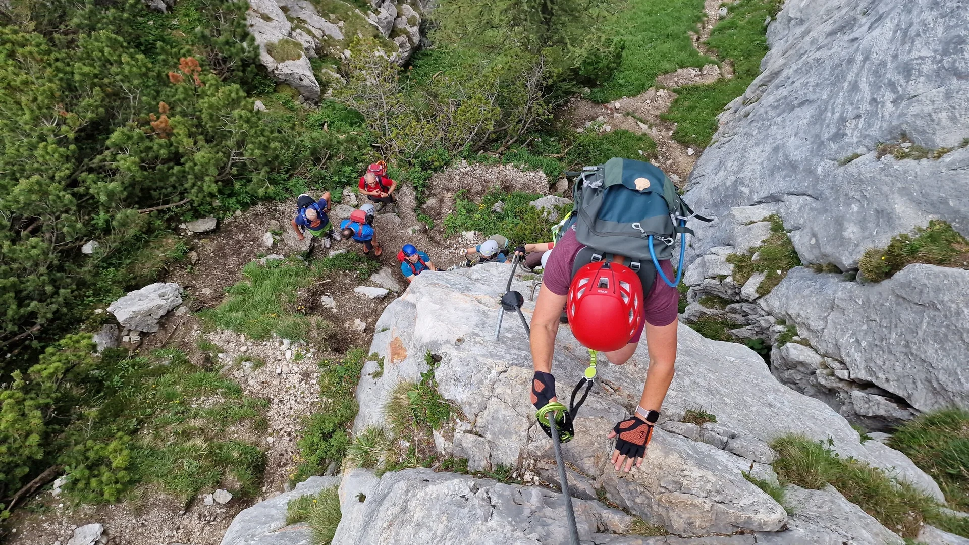 KS | © DAV-Gangkofen\Martin Götz (KS S'Schustagangl - Steinplatte)