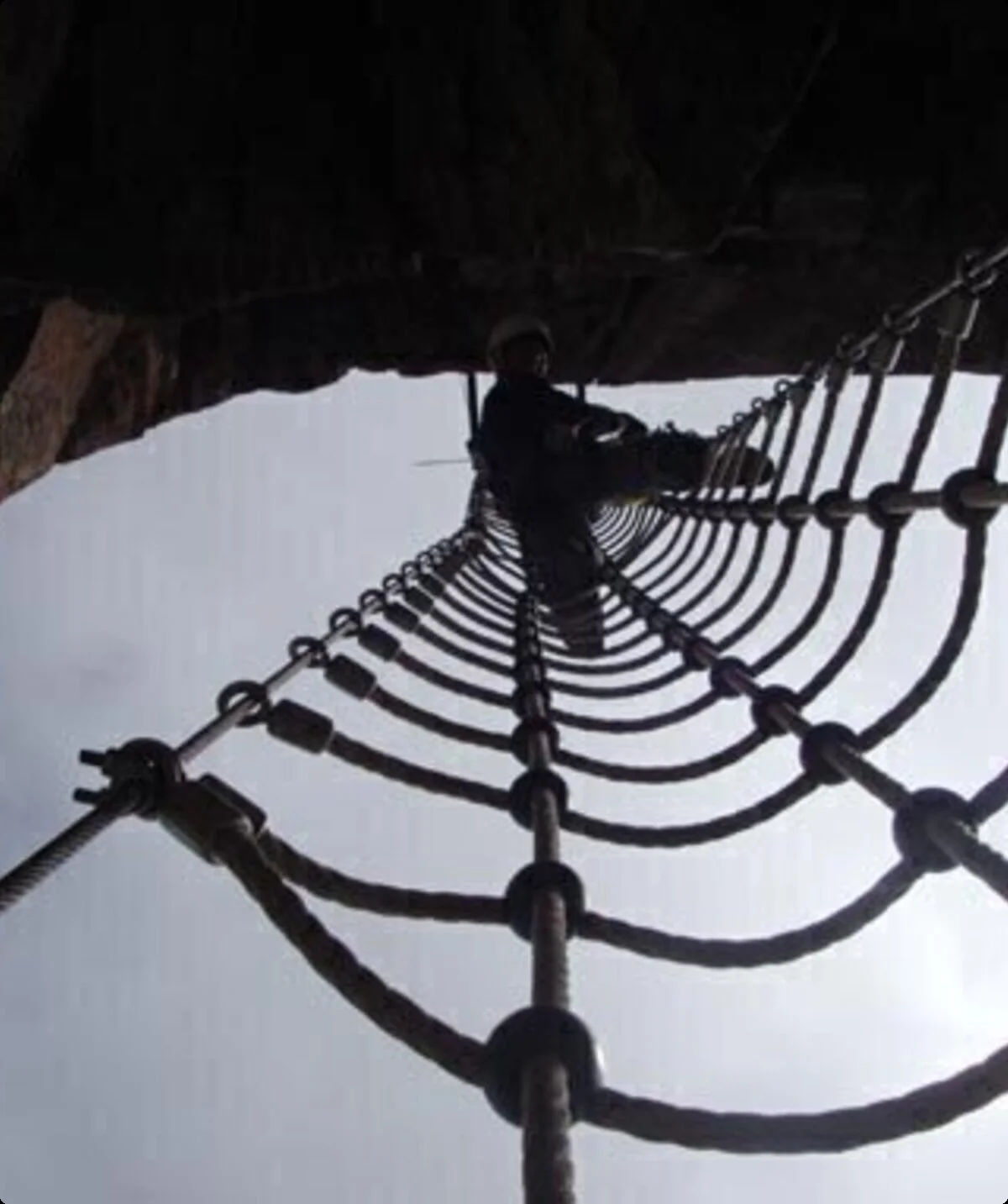 KS | © DAV Gangkofen\Max Altmannshofer - Klettersteig Jegihorn Strickleiter