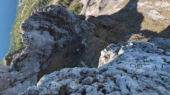 Klettersteig | © DAV Gangkofen\Martin Götz - KS Sisi - Im Klettersteig