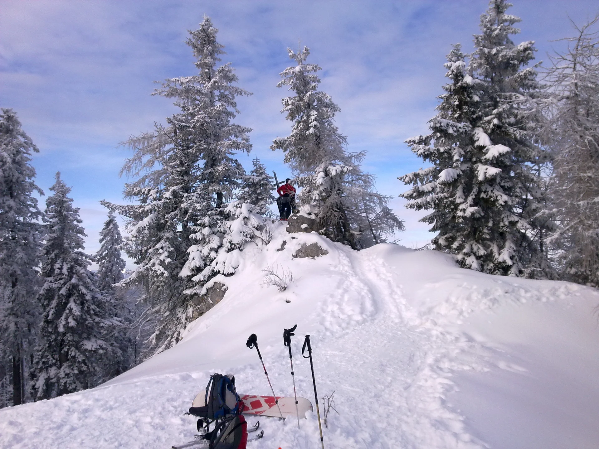 SSW | © DAV Gangkofen\Martin Götz - Unternberg Blick auf Eisenberg