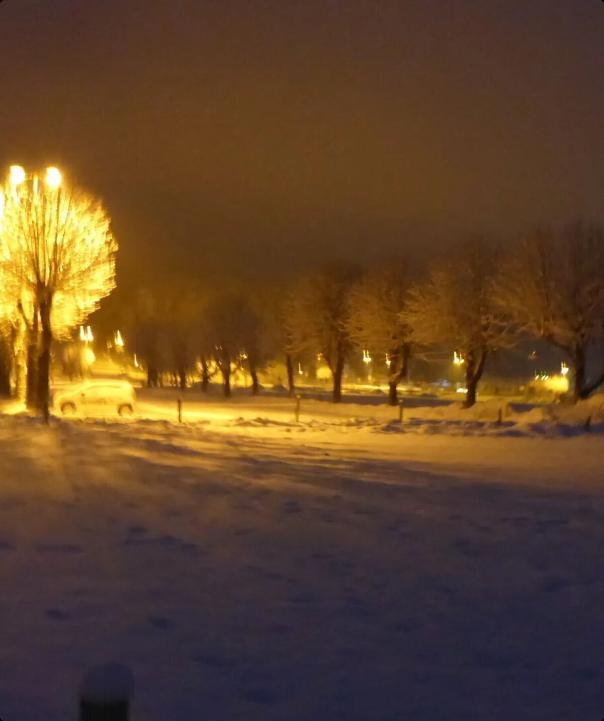SSW | © DAV Gangkofen\Martin Götz - Stahlhaus Start am Parkplatz Jenner noch in Finsternis